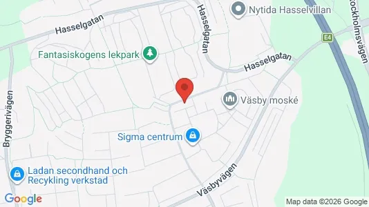 Apartments for rent i Upplands Väsby - kort over placeringen