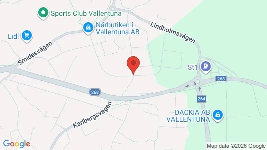 Apartments for rent i Vallentuna - kort over placeringen