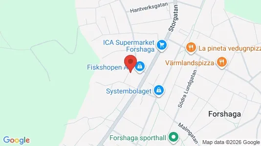 Apartments for rent i Forshaga - kort over placeringen