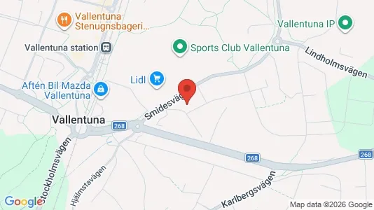 Apartments for rent i Vallentuna - kort over placeringen