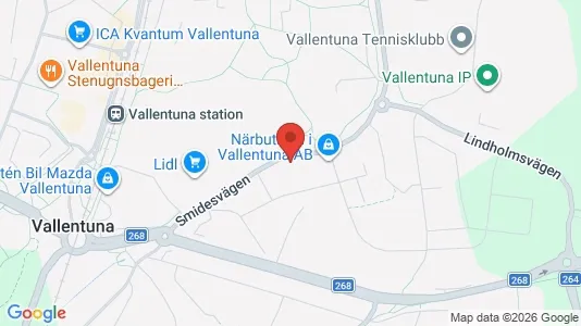 Apartments for rent i Vallentuna - kort over placeringen