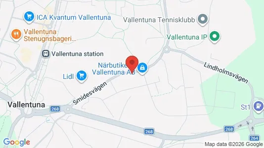 Apartments for rent i Vallentuna - kort over placeringen