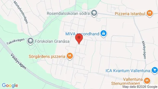 Apartments for rent i Vallentuna - kort over placeringen