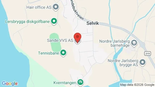 Rooms for rent i Sande - kort over placeringen