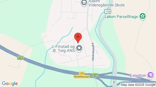 Apartments for rent i Askim - kort over placeringen