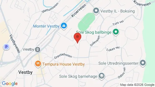 Apartments for rent i Vestby - kort over placeringen