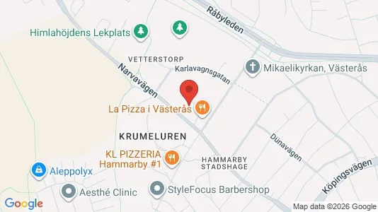 Apartments for rent i Västerås - kort over placeringen