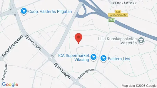Apartments for rent i Västerås - kort over placeringen