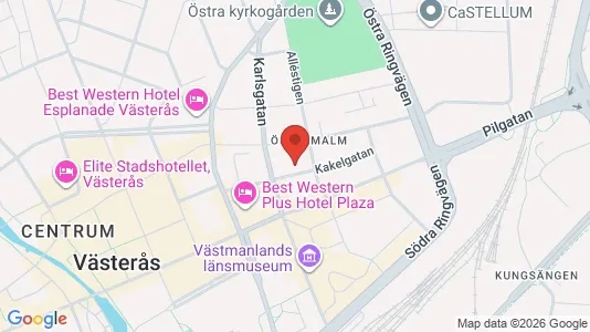 Apartments for rent i Västerås - kort over placeringen