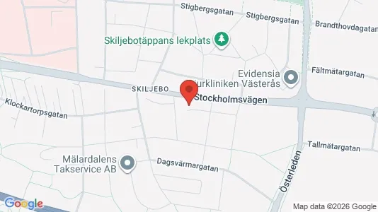 Apartments for rent i Västerås - kort over placeringen
