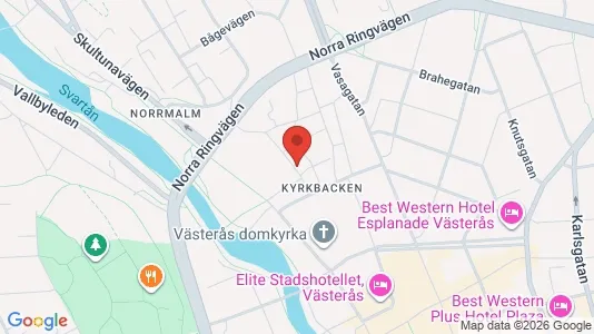Apartments for rent i Västerås - kort over placeringen