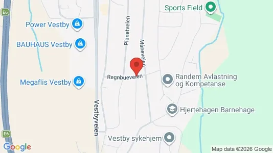 Apartments for rent i Vestby - kort over placeringen