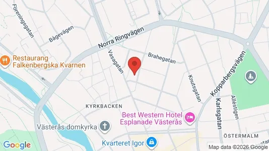 Apartments for rent i Västerås - kort over placeringen