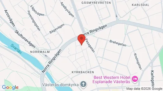 Apartments for rent i Västerås - kort over placeringen