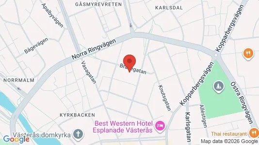 Apartments for rent i Västerås - kort over placeringen