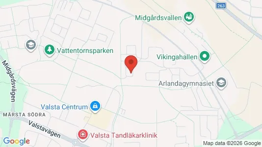 Rooms for rent i Sigtuna - kort over placeringen