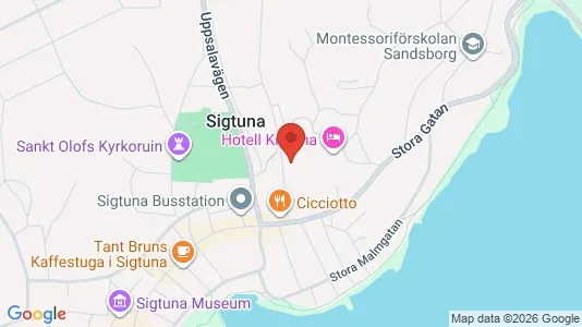 Apartments for rent i Sigtuna - kort over placeringen