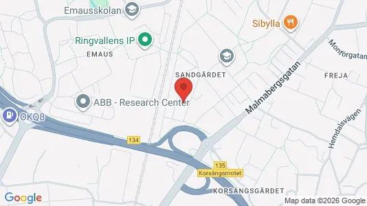 Apartments for rent i Västerås - kort over placeringen