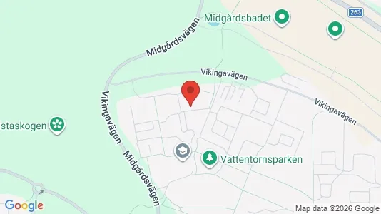 Rooms for rent i Sigtuna - kort over placeringen