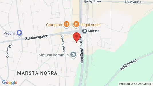 Apartments for rent i Sigtuna - kort over placeringen
