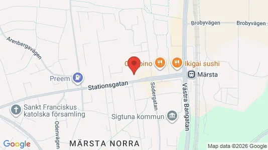 Apartments for rent i Sigtuna - kort over placeringen