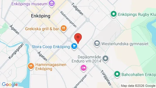 Apartments for rent i Enköping - kort over placeringen