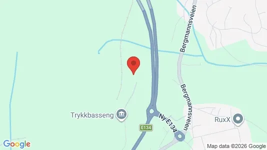Rooms for rent i Kongsberg - kort over placeringen