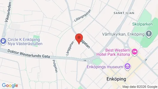 Apartments for rent i Enköping - kort over placeringen