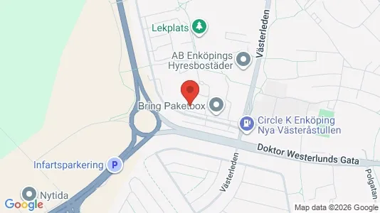 Apartments for rent i Enköping - kort over placeringen