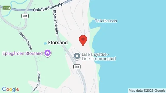 Apartments for rent i Hurum - kort over placeringen