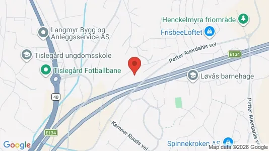 Apartments for rent i Kongsberg - kort over placeringen