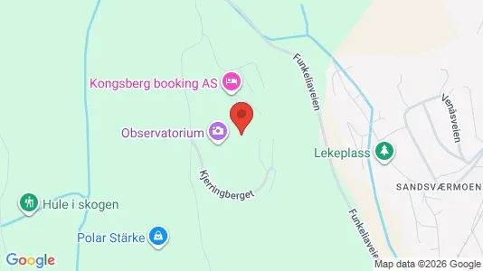 Apartments for rent i Kongsberg - kort over placeringen