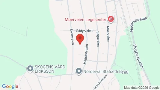 Rooms for rent i Ås - kort over placeringen