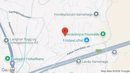 Apartments for rent i Kongsberg - kort over placeringen
