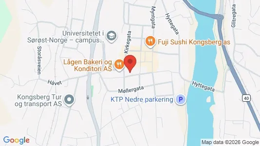 Apartments for rent i Kongsberg - kort over placeringen