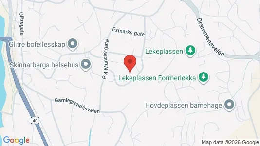 Apartments for rent i Kongsberg - kort over placeringen