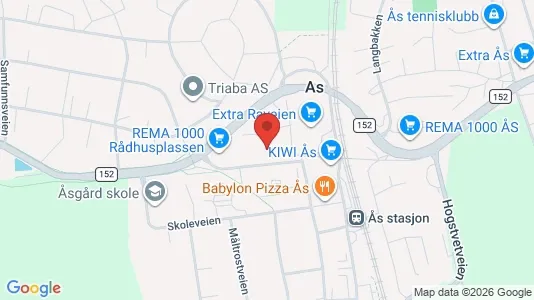 Apartments for rent i Ås - kort over placeringen