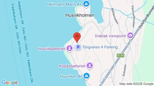 Rooms for rent i Frogn - kort over placeringen