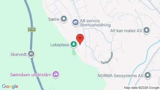 Apartments for rent i Hurum - kort over placeringen