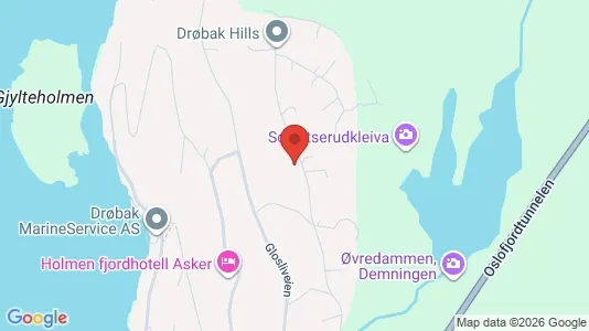 Rooms for rent i Frogn - kort over placeringen