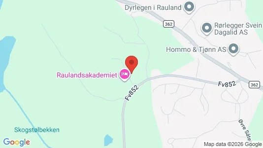 Rooms for rent i Vinje - kort over placeringen