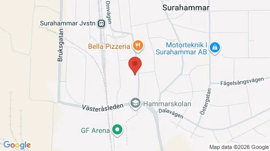 Apartments for rent i Surahammar - kort over placeringen