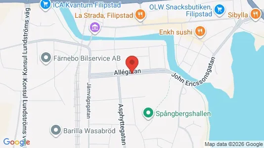 Apartments for rent i Filipstad - kort over placeringen