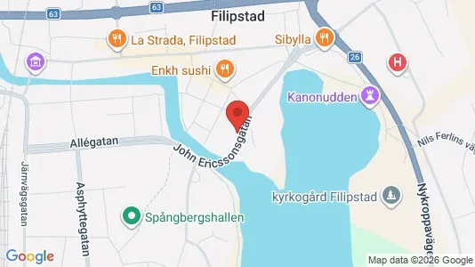 Apartments for rent i Filipstad - kort over placeringen