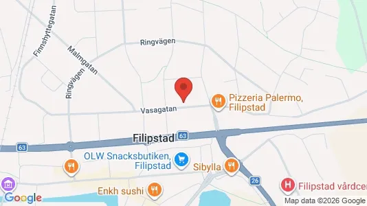Apartments for rent i Filipstad - kort over placeringen