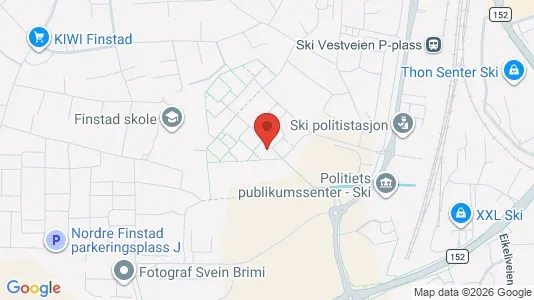 Apartments for rent i Ski - kort over placeringen