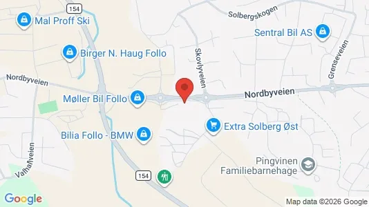 Apartments for rent i Ski - kort over placeringen