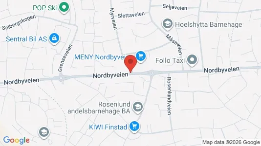 Apartments for rent i Ski - kort over placeringen