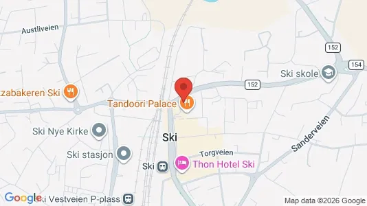 Apartments for rent i Ski - kort over placeringen