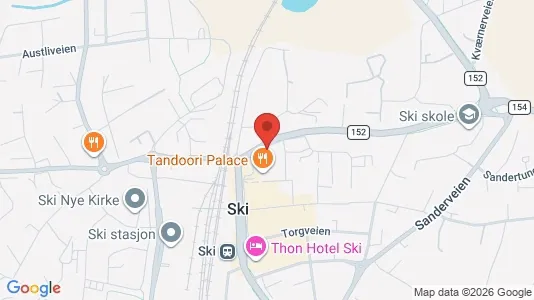 Apartments for rent i Ski - kort over placeringen